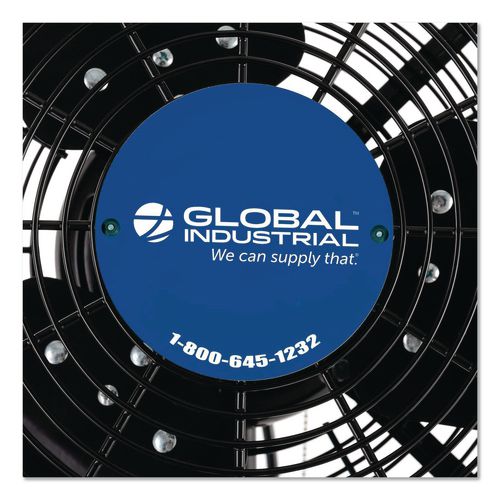 Image of Global Industrial® 292450 2-Speed Oscillating Outdoor Rated Wall Mount Fan, 24", Black