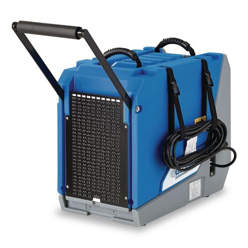 Image of Global Industrial® 246707 Crawl Space Commercial Dehumidifier With Pump, 90 pt Tank Capacity, 13.31 x 34 x 25, Blue