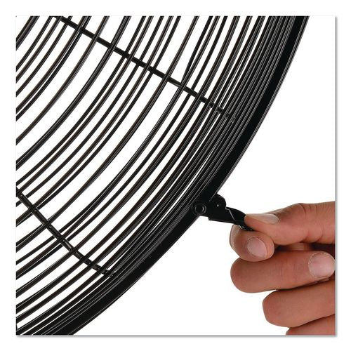 Image of Global Industrial® 292450 2-Speed Oscillating Outdoor Rated Wall Mount Fan, 24", Black