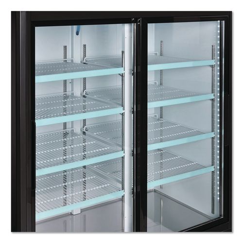 Image of Global Industrial® 243006 Nexel Merchandiser Refrigerator, 45 cu ft, Black