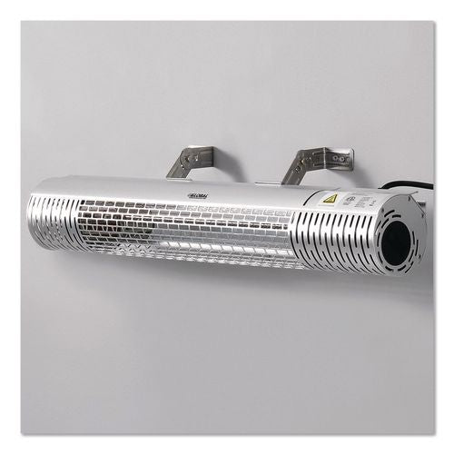 Image of Global Industrial® 246720 Infrared Patio Heater with Remote Control, 1,500 W. 30.75 x 5 x 5.38, Silver
