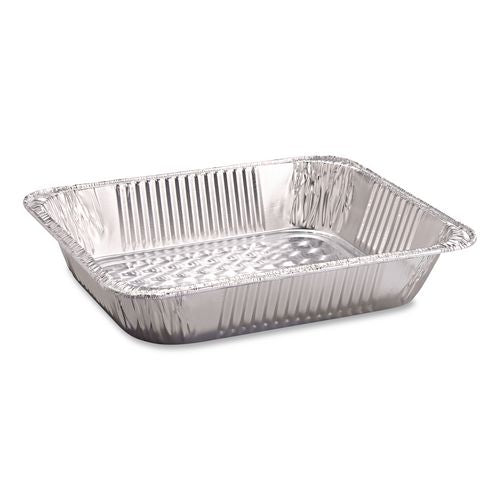 Image of HFA® 32140 Aluminum Steam Table Pans, Half Size Deep, 2.56" Deep, 10.38 x 12.75, 100/Carton