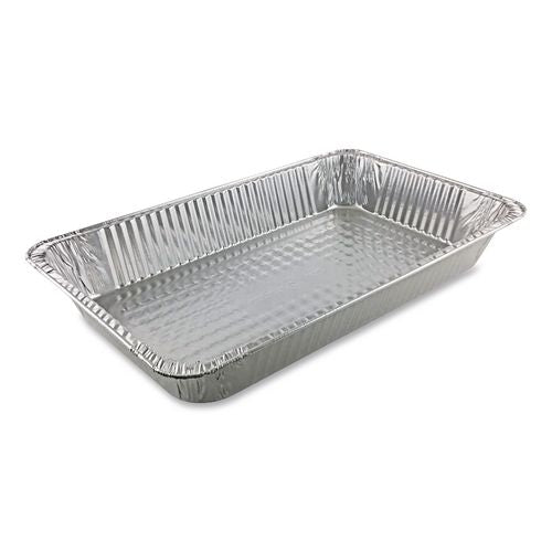 Image of HFA® 201970 Aluminum Steam Table Pans, Full-Size Deep, 65 Gauge, 3.19" Deep, 12.19 x 20.75, 50/Carton