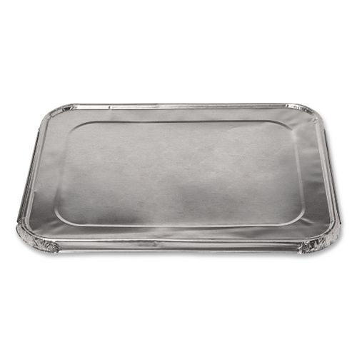Image of HFA® 205045 Steam Pan Foil Lids, Fits Full-Size Pan, 45 Gauge, 12 x 20.81, 50/Carton