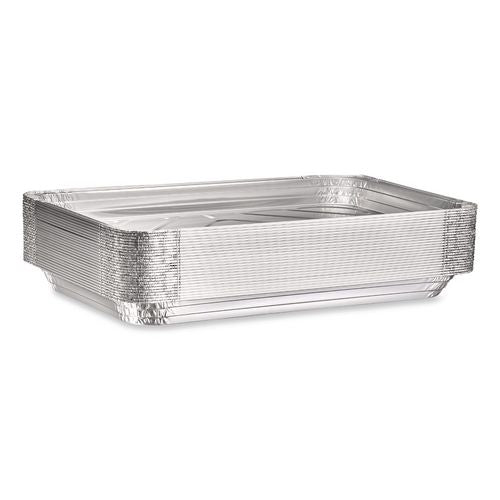 Image of HFA® HFA 402170 Aluminum Steam Table Pans, Full-Size Shallow, 1.63" Deep, 12.19 x 20.75, 50/Carton
