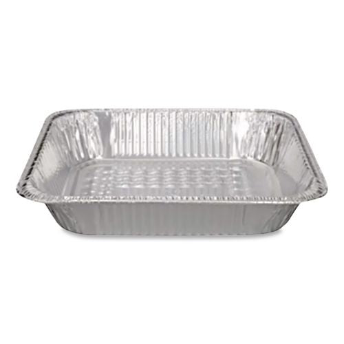 Image of HFA® 4025-40-100 Aluminum Steam Table Pans, Half-Size Medium, 2.19" Deep, 10.38 x 12.75, 100/Carton