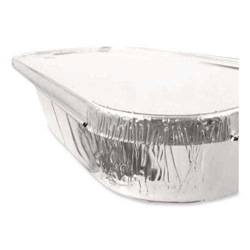 Image of HFA® HFA 403025 Steam Pan Foil Lids, Fits One-Third Size Pan, 0.5" Deep, 6.4 x 12.7, 200/Carton