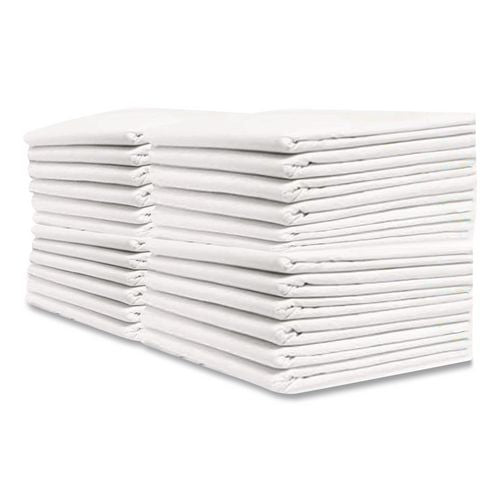 Image of Hoffmaster® 210101 Tissue/poly Tablecovers, 82" Diameter, White, 25/carton