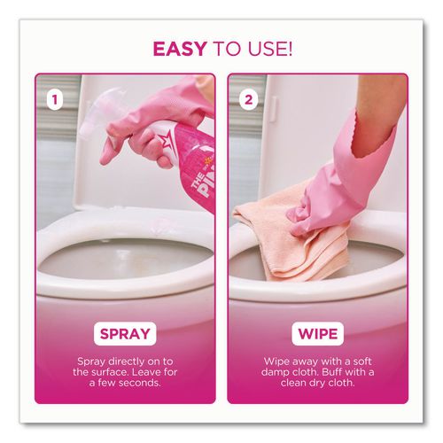Image of The Pink Stuff RST823787 Miracle Bathroom Foam Cleaner, Fruity Scent, 25.4 oz Trigger Spray Bottle
