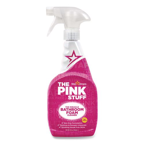 Image of The Pink Stuff RST823787 Miracle Bathroom Foam Cleaner, Fruity Scent, 25.4 oz Trigger Spray Bottle