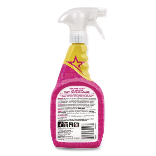 Image of The Pink Stuff RST823788 Miracle Multi-Purpose Cleaner, Fruity Scent, 25.4 oz Trigger Spray Bottle