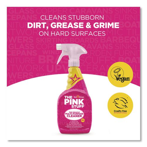 Image of The Pink Stuff RST823788 Miracle Multi-Purpose Cleaner, Fruity Scent, 25.4 oz Trigger Spray Bottle
