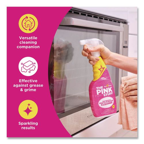 Image of The Pink Stuff RST823788 Miracle Multi-Purpose Cleaner, Fruity Scent, 25.4 oz Trigger Spray Bottle