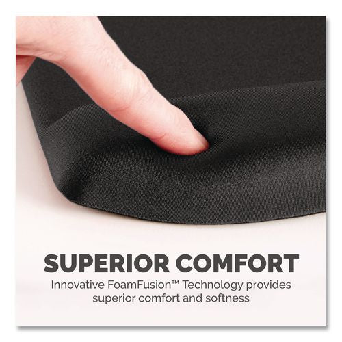 Image of Fellowes® 9252301 PlushTouch Keyboard Wrist Rest with FoamFusion Technology, 18.12 x 3.19, Graphite
