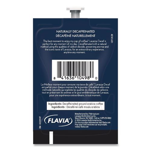 Image of FLAVIA® 48747 Lavazza Decaf Freshpack, 76/Carton