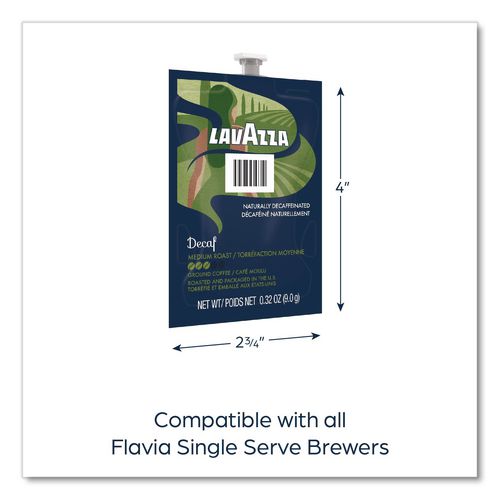 Image of FLAVIA® 48747 Lavazza Decaf Freshpack, 76/Carton