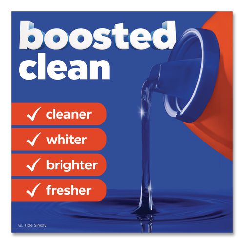 Image of Tide® 80880550 Liquid Laundry Detergent, Original Scent, 64 Loads, 80 oz Bottle, 4/Carton