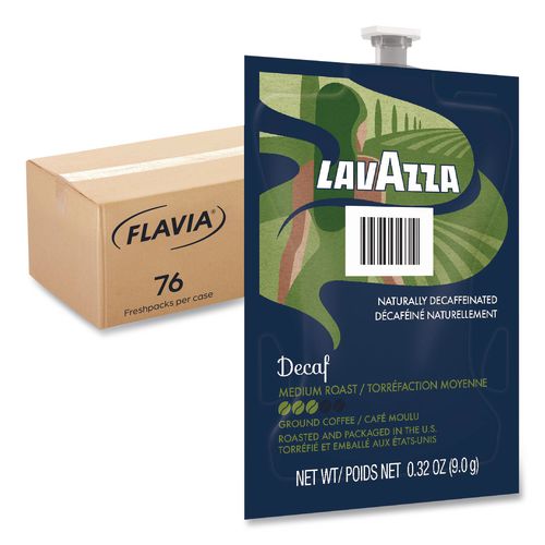 Image of FLAVIA® 48747 Lavazza Decaf Freshpack, 76/Carton