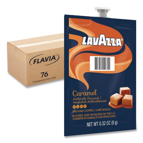 Image of FLAVIA® 48750 Lavazza Carmel Coffee Freshpack, 76/Carton