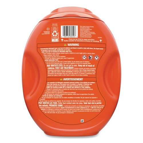 Image of Tide® 80870797 Pods, HE Compatible, Spring Meadow, 85 oz, 112 Pods/Tub, 4 Tubs/Carton