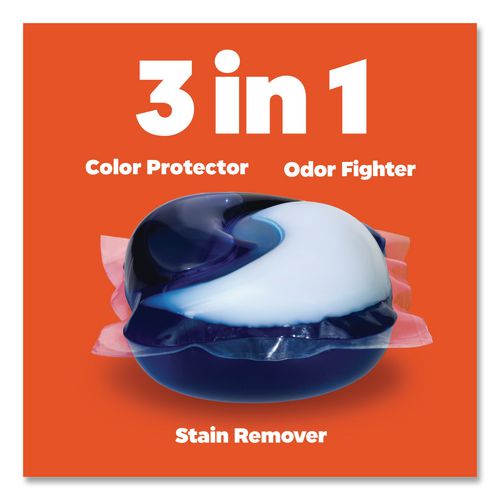 Image of Tide® 80870797 Pods, HE Compatible, Spring Meadow, 85 oz, 112 Pods/Tub, 4 Tubs/Carton