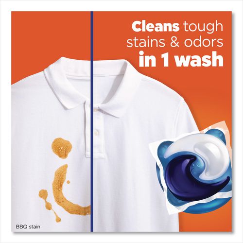 Image of Tide® 80870804 PODS Laundry Detergent, HE Compatible, Spring Meadow, 57 oz Tub, 76 Pacs/Tub