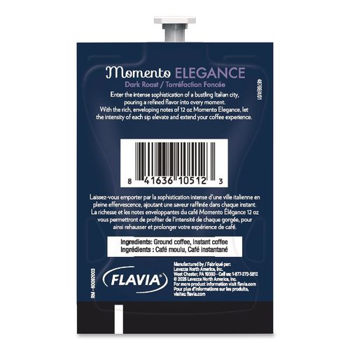 Image of FLAVIA® 48791 Lavazza Momento Elegance Coffee Freshpack, 38/Carton