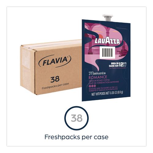 Image of FLAVIA® 48792 Lavazza Momento Romance Coffee Freshpack, 38/Carton