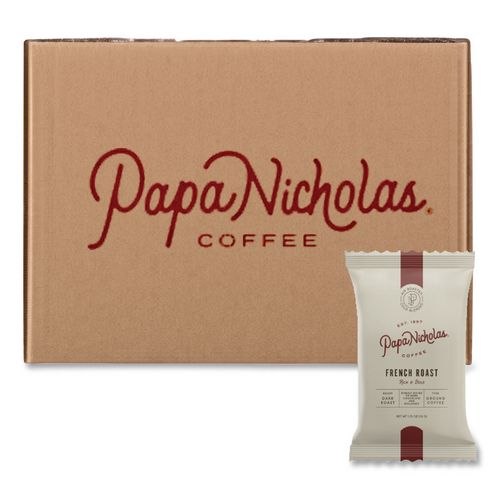 Image of PapaNicholas® Coffee 25183 Premium Coffee, French Roast, 18/carton