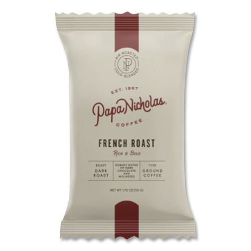 Image of PapaNicholas® Coffee 25183 Premium Coffee, French Roast, 18/carton