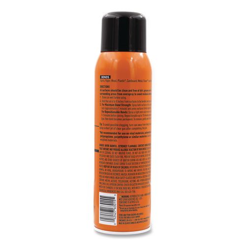 Image of Gorilla® 6301502 Spray Adhesive, 14 oz, Dries Clear