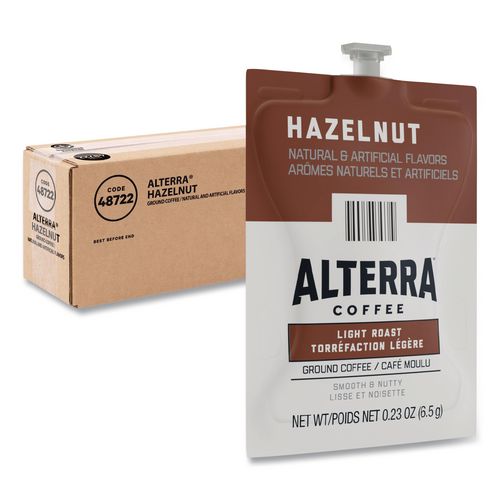 Image of FLAVIA® 48722 Alterra Hazelnut Coffee Freshpack, 40/Carton
