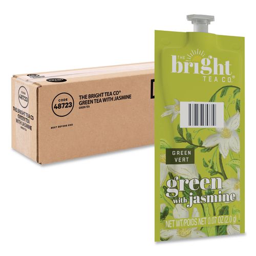 Image of FLAVIA® 48723 The Bright Tea Co. Green with Jasmine Tea Freshpack, 40/Carton