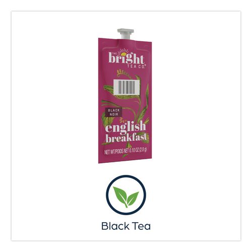 Image of FLAVIA® 48724 The Bright Tea Co. English Breakfast Black Tea Freshpack, 40/Carton