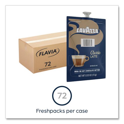 Image of FLAVIA® 48688 Lavazza Classic Latte, 72/Carton
