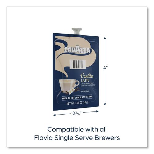 Image of FLAVIA® 48689 Lavazza Vanilla Latte, 72/Carton
