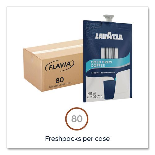 Image of FLAVIA® 48059 Cold Brew Coffee Freshpack, 80/Carton