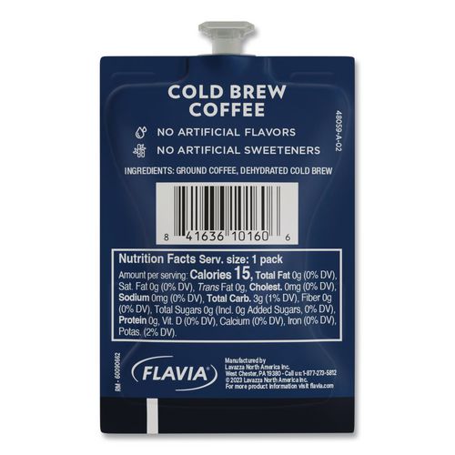 Image of FLAVIA® 48059 Cold Brew Coffee Freshpack, 80/Carton