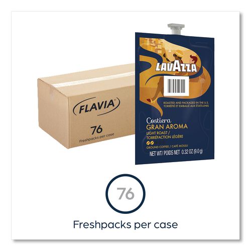 Image of FLAVIA® 48087 Gran Aroma Coffee Freshpack, 76/Carton