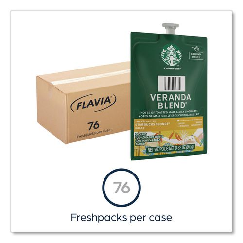 Image of FLAVIA® 48102 Starbucks Veranda Blend Coffee Freshpack, 76/Carton