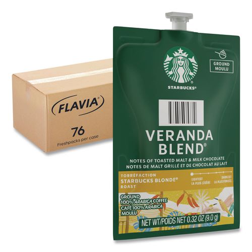 Image of FLAVIA® 48102 Starbucks Veranda Blend Coffee Freshpack, 76/Carton