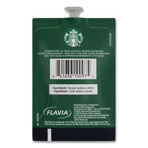 Image of FLAVIA® 48103 Starbucks Pike Place Roast Coffee Freshpack, 76/Carton
