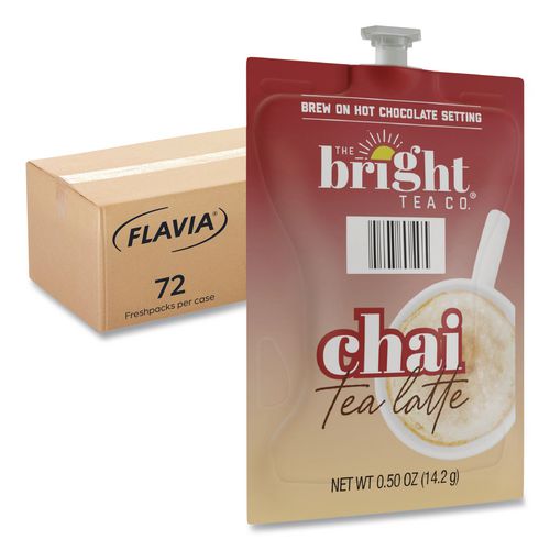 Image of FLAVIA® The Bright Tea Co. Chai Tea Latte Freshpack, 72/Carton