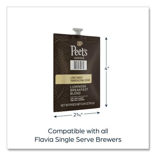 Image of FLAVIA® 48037 Peet's Coffee Colombia Luminosa, Breakfast Blend, 76/Carton