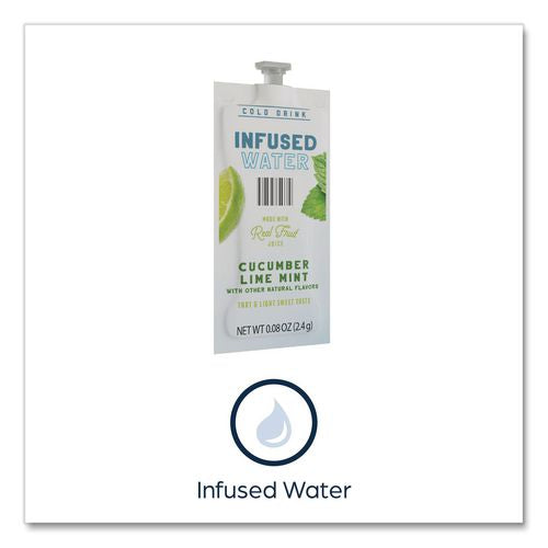 Image of FLAVIA® 48051 Cucumber Lime Mint Infused Water Freshpack, 100/Carton