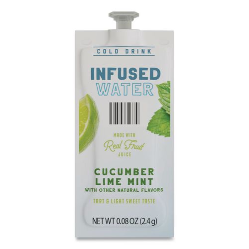 Image of FLAVIA® 48051 Cucumber Lime Mint Infused Water Freshpack, 100/Carton