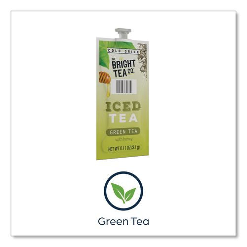 Image of FLAVIA® 48049 The Bright Tea Co. Iced Green Tea with Honey Freshpack, 100/Carton