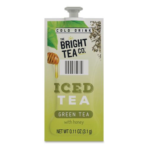Image of FLAVIA® 48049 The Bright Tea Co. Iced Green Tea with Honey Freshpack, 100/Carton