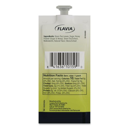 Image of FLAVIA® 48049 The Bright Tea Co. Iced Green Tea with Honey Freshpack, 100/Carton