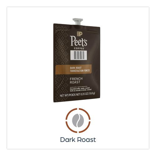 Image of FLAVIA® 48036 Peet's French Roast Coffee Freshpack, 76/Carton
